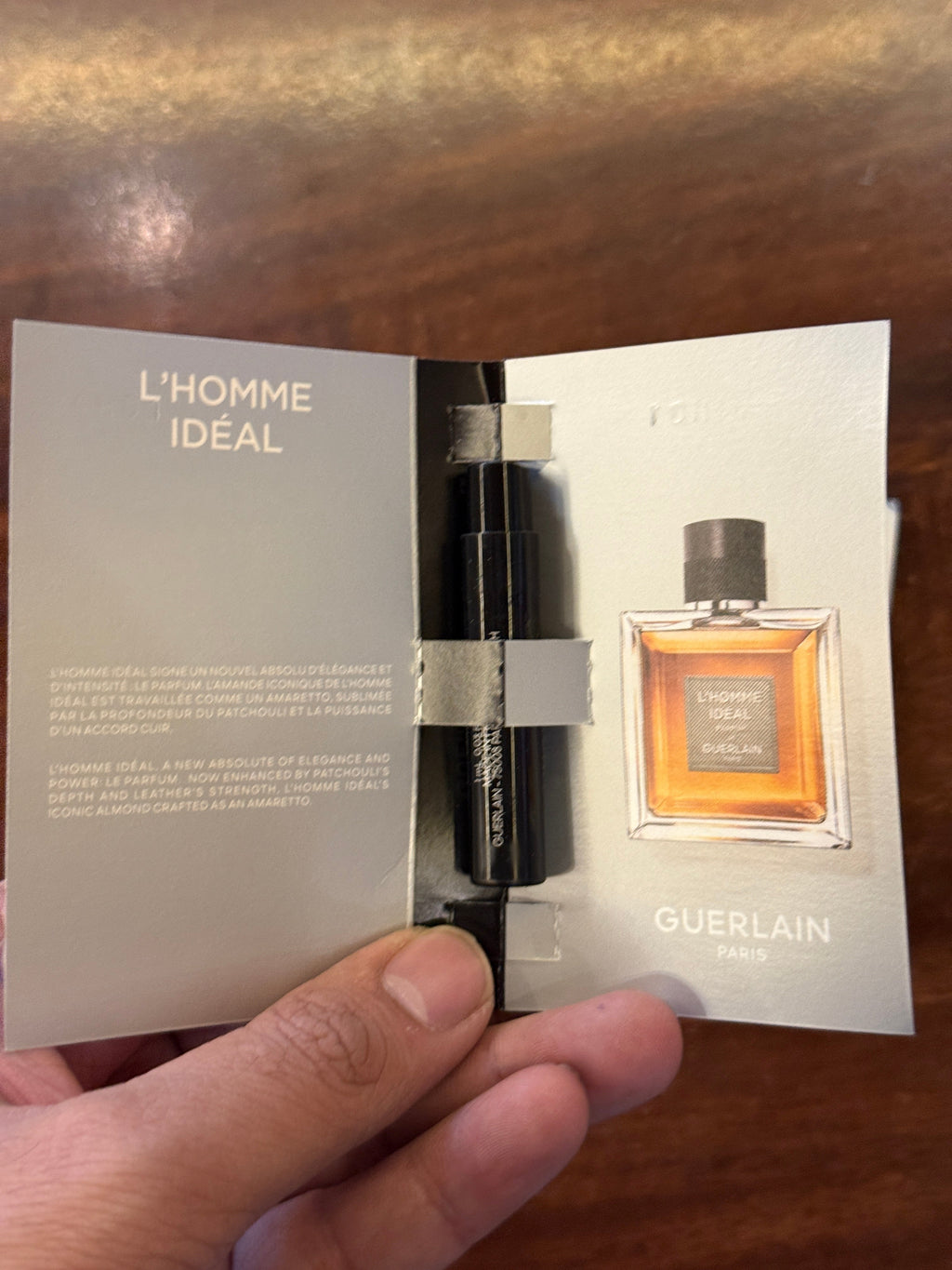 L'Homme Ideal Parfum 1ml Vial Set Of 2 Vials
