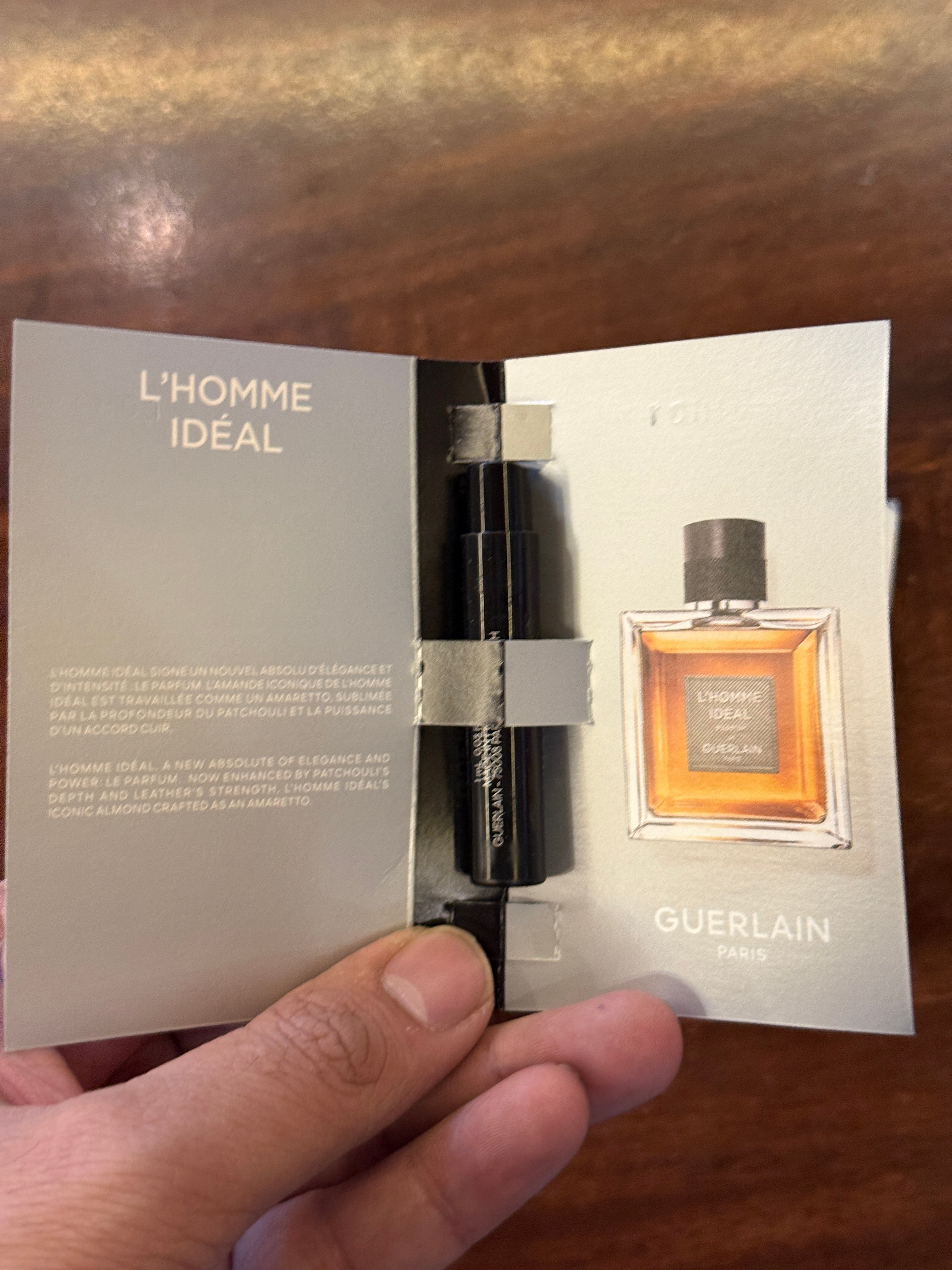 L'Homme Ideal Parfum 1ml Vial Set Of 2 Vials