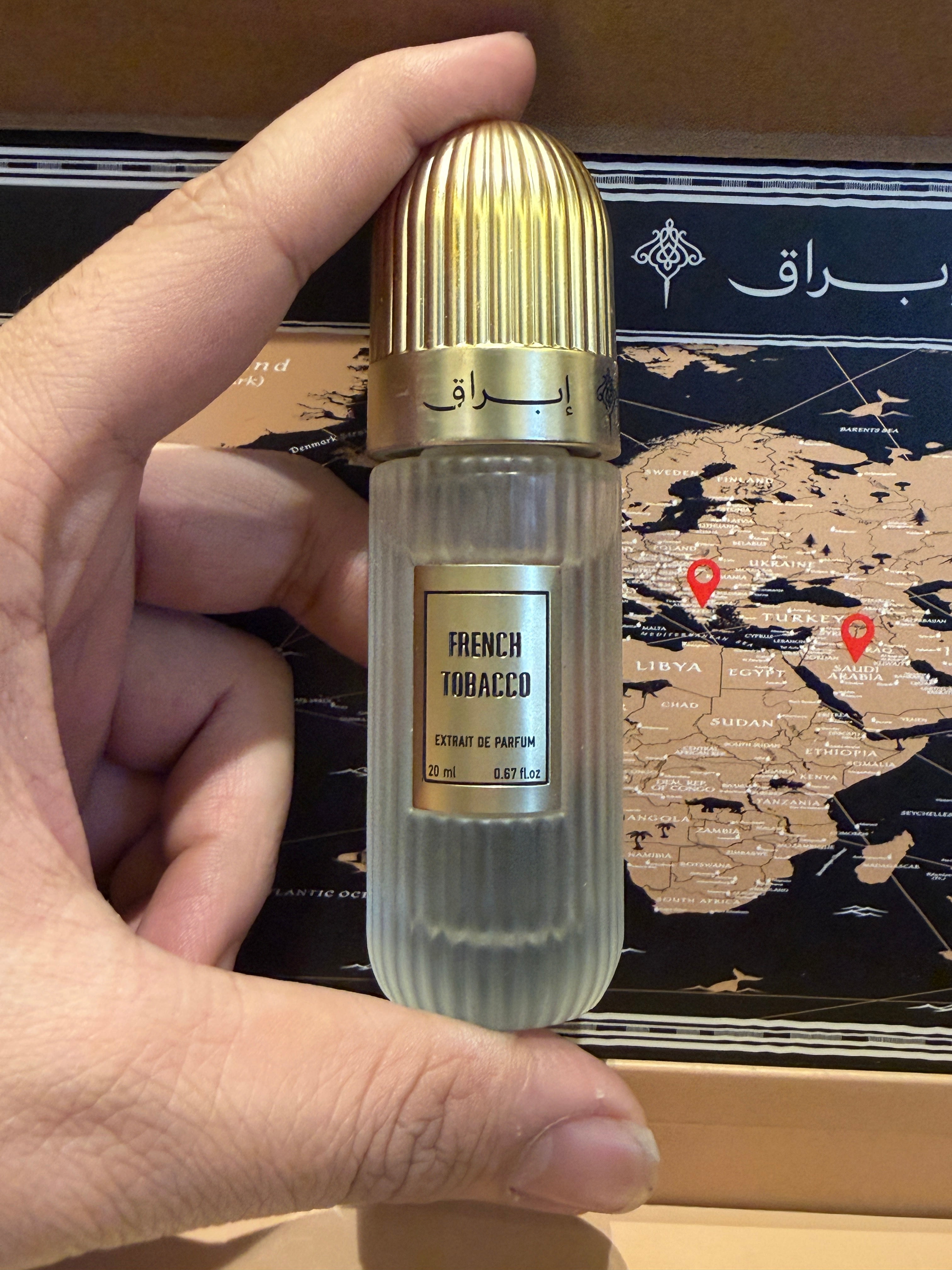 french tobacco by ibraheem al qurashi Ibraheem Al Qurashi French Tobbaco 20ml Miniature – ZED AROMAS