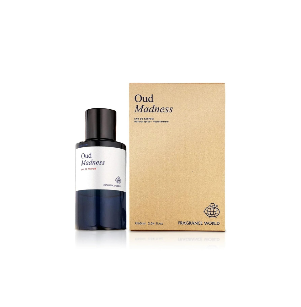 FRAGRANCE WORLD OUD MADNESS EAU DE PARFUM 60ML FOR MAN & WOMAN