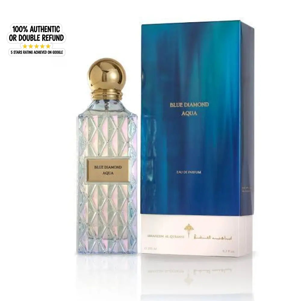 Ibraheem Al Qurashi Blue Diamond Aqua Eau De Parfum 200ml For Men