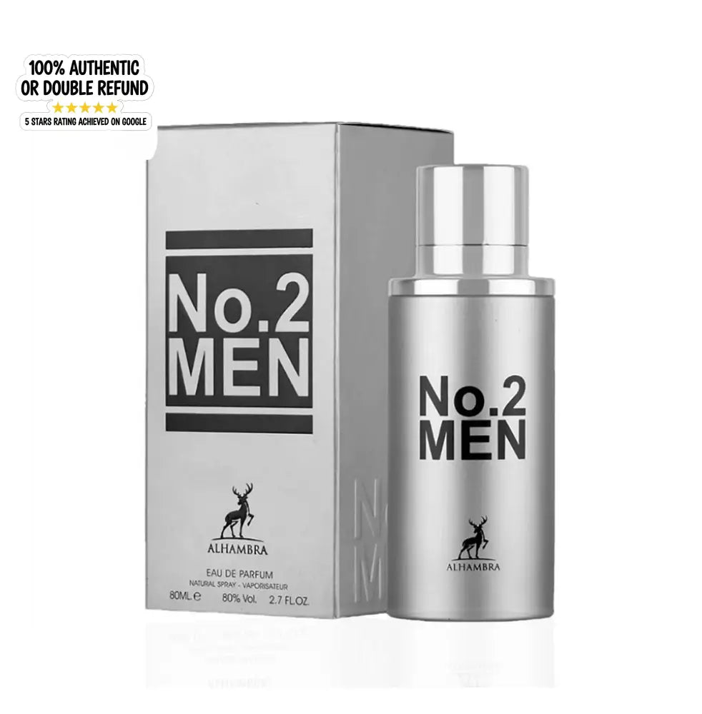 MAISON ALHAMBRA NO 2 MEN EAU DE PARFUM 80ML FOR MEN