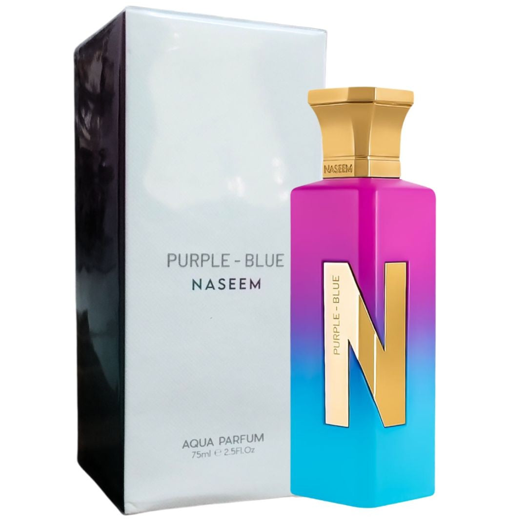 Naseem Purple Blue Aqua Parfum 75ml For Men & Women