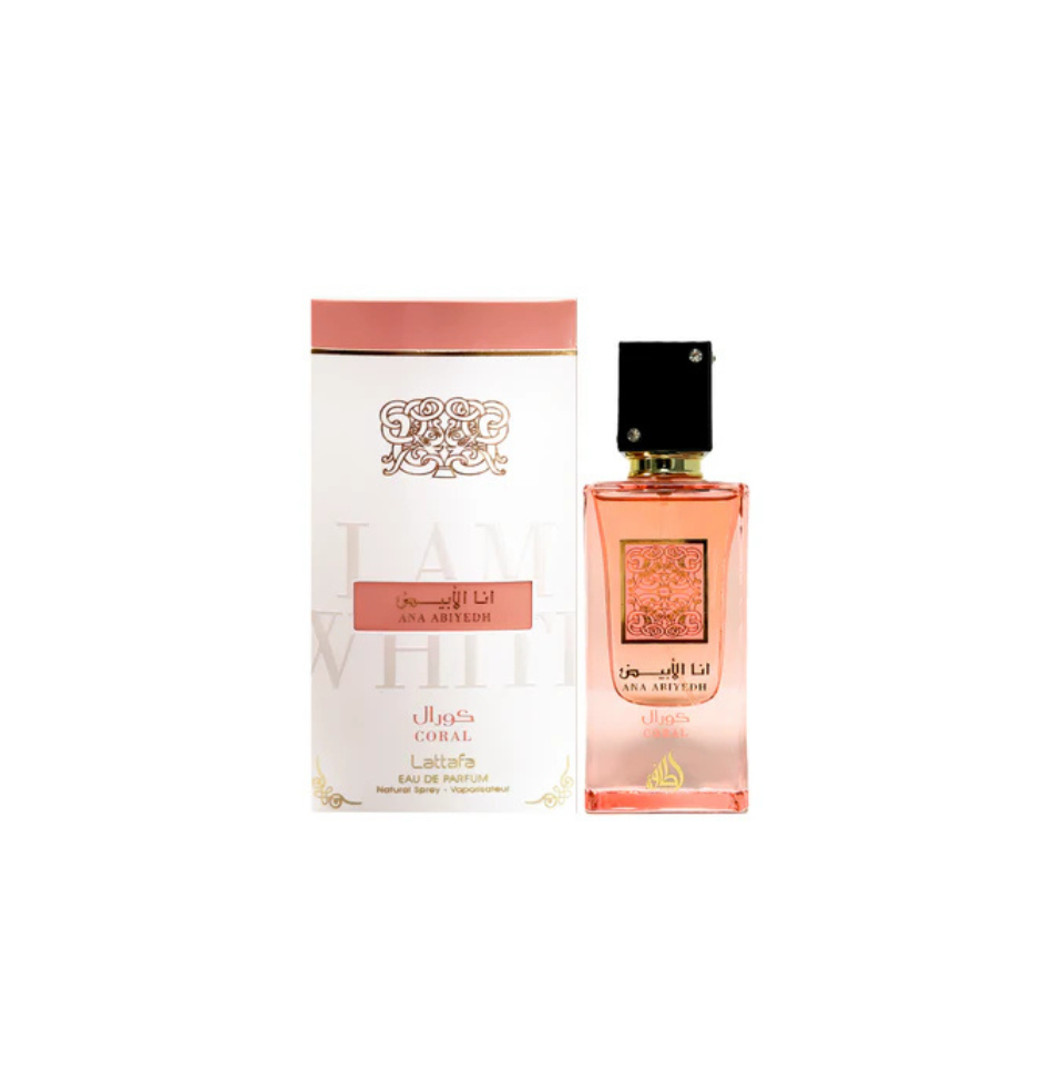 Lattafa Ana Abiyedh Coral Eau De Parfum 60 ml For Men & Women