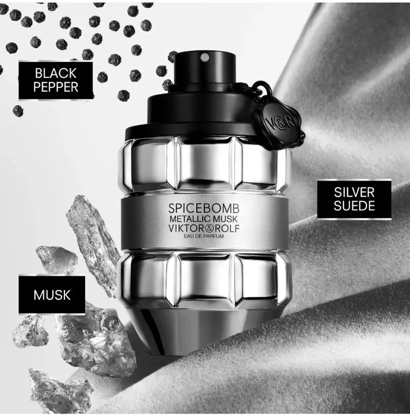 Viktor&Rolf Spicebomb Metallic Musk Eau De Parfum For Men 100 ml