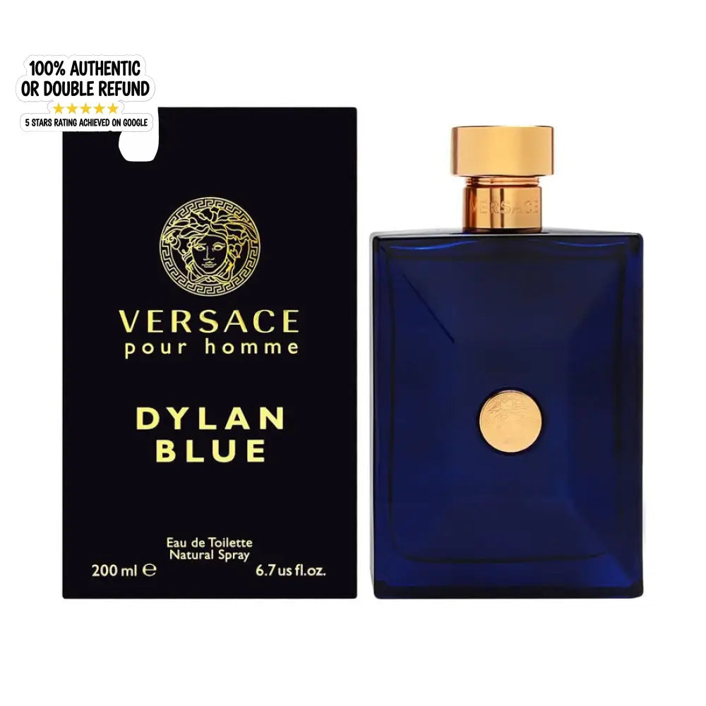 Versace Pour Homme Dylan Blue Eau De Toilette For Men 200ml